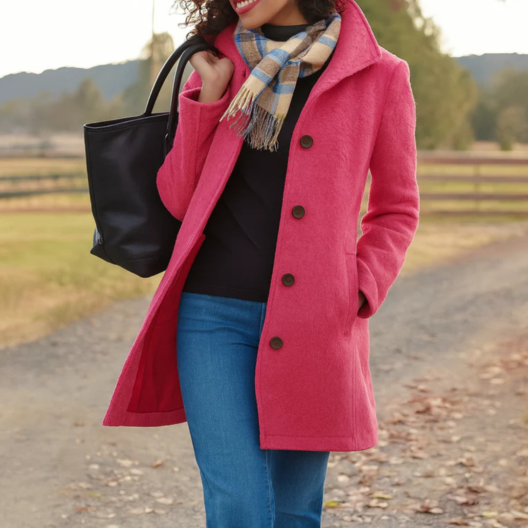 Danla - Cappotto a Maniche Lunghe Con Tasche