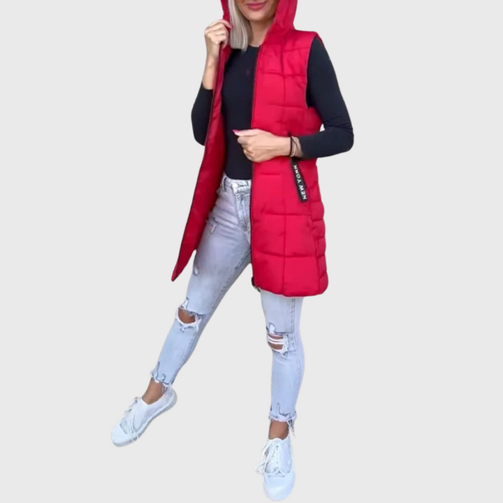 Alima - Cappotto Imbottito Senza Maniche