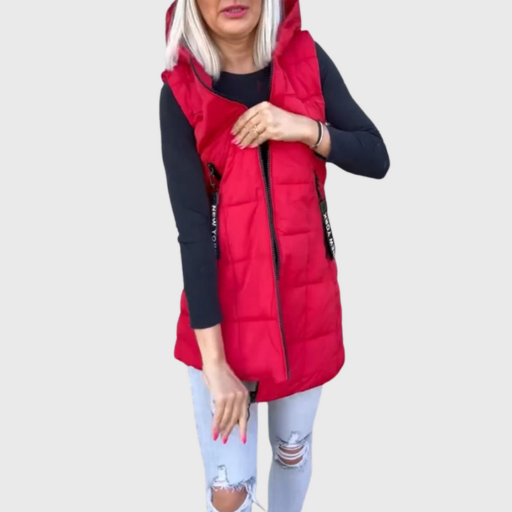 Alima - Cappotto Imbottito Senza Maniche