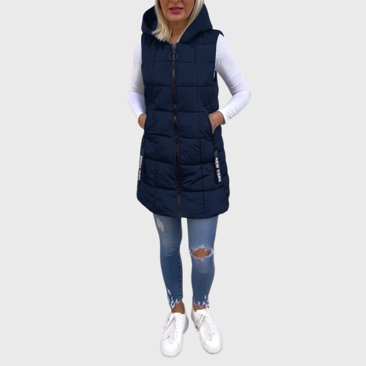 Alima - Cappotto Imbottito Senza Maniche
