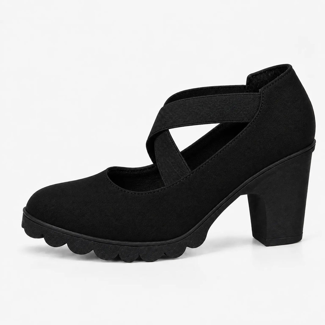 Magela - Scarpe in Stile Mary Jane Con Cinturini Incrociati