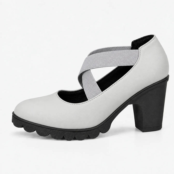 Magela - Scarpe in Stile Mary Jane Con Cinturini Incrociati