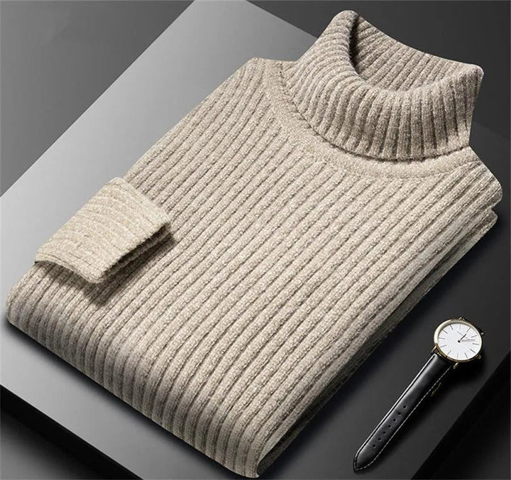 Morteza - Maglione Classico a Collo Alto