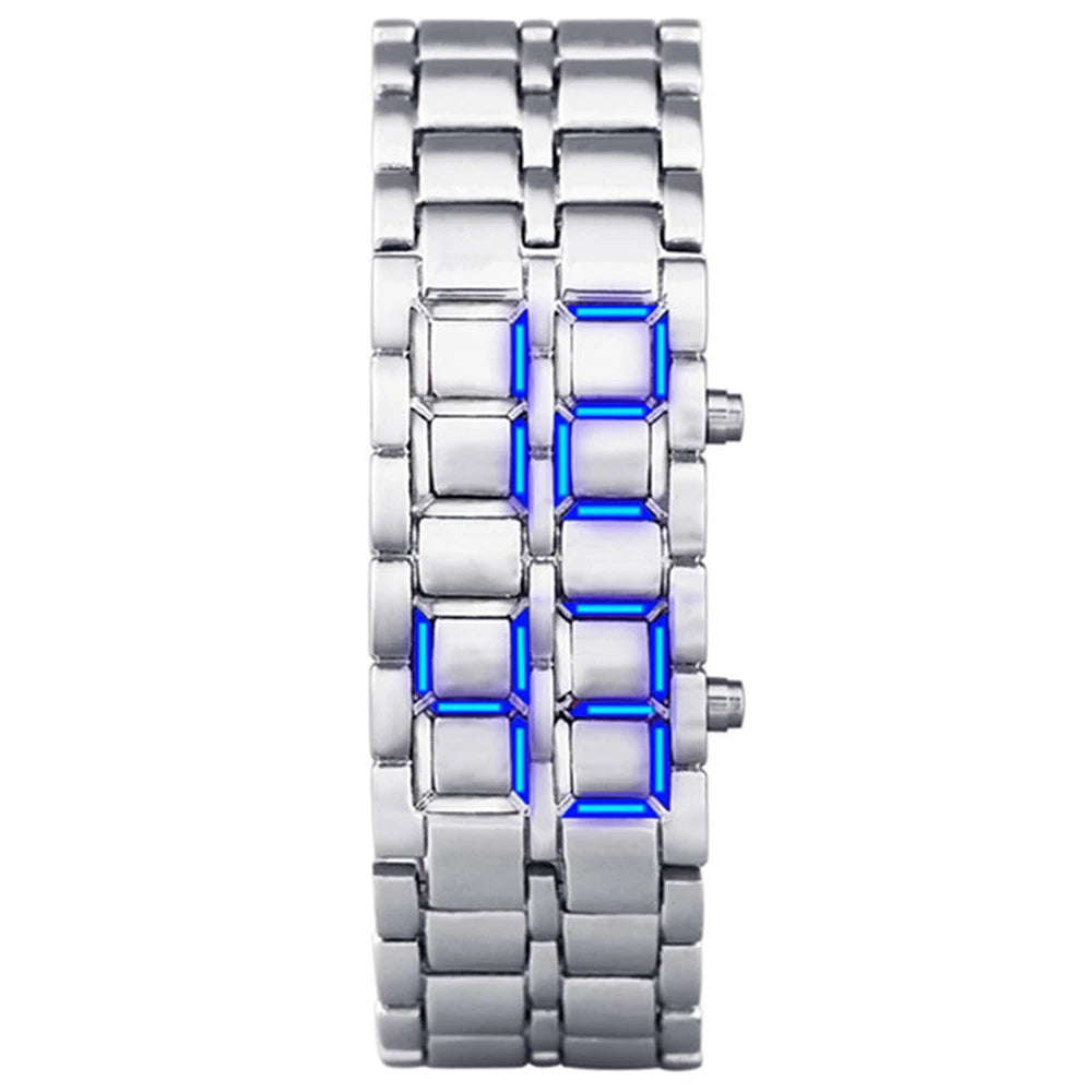 Veltrix - Orologio Con Display Digitale in Acciaio Inossidabile