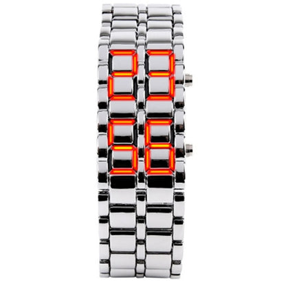 Veltrix - Orologio Con Display Digitale in Acciaio Inossidabile
