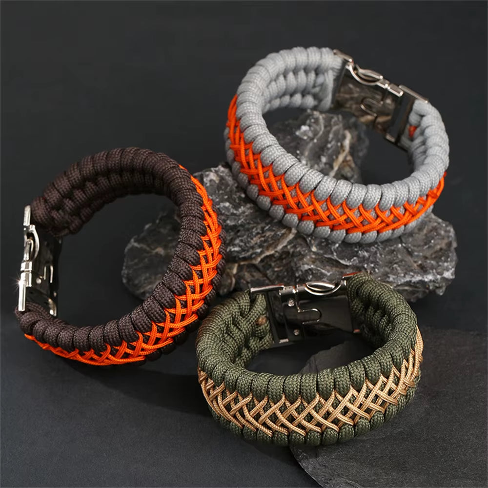 KnotVanta - Bracciale Con Cordoncino Intrecciato E Fibbia