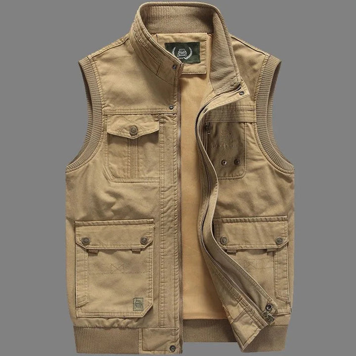 Sophian - Comodo Gilet Con Tante Tasche