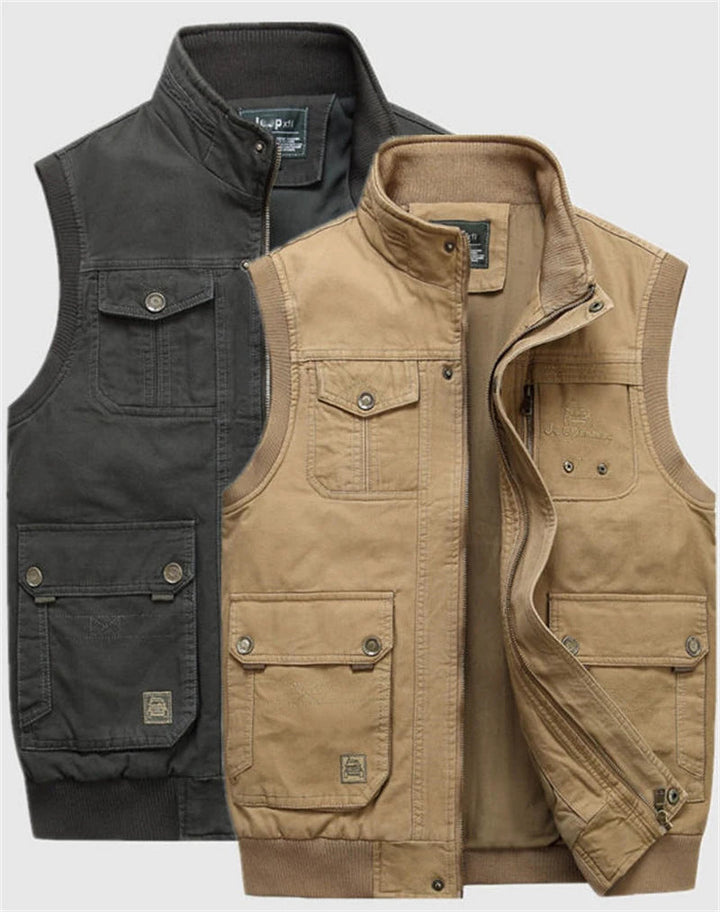 Sophian - Comodo Gilet Con Tante Tasche