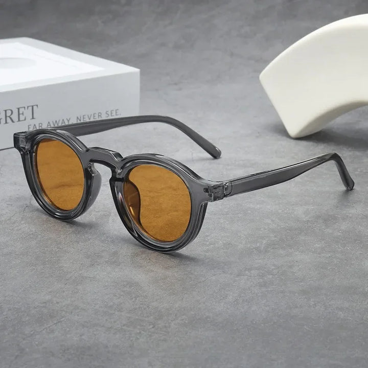 Spectralux - Occhiali Da Sole Eleganti Con Montatura Rotonda