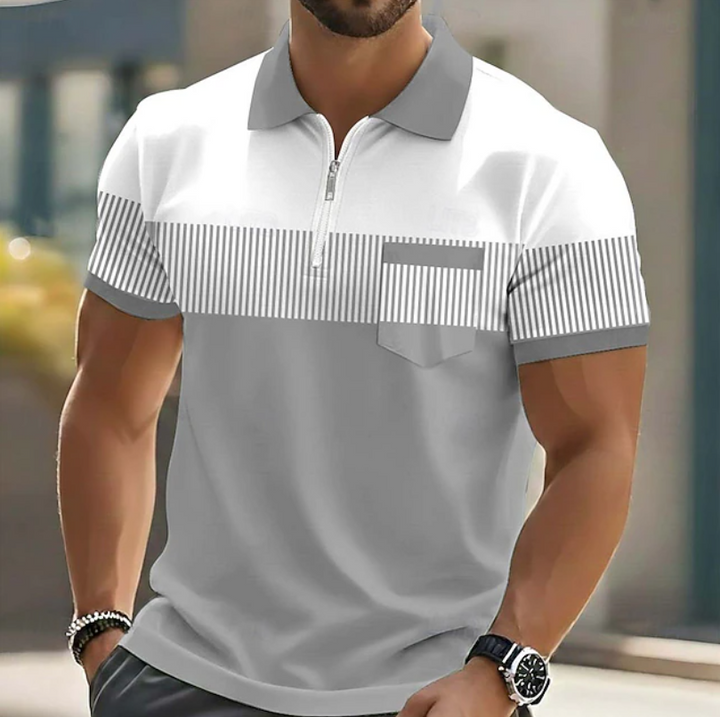 Brett - Polo Elegante Con Cerniera