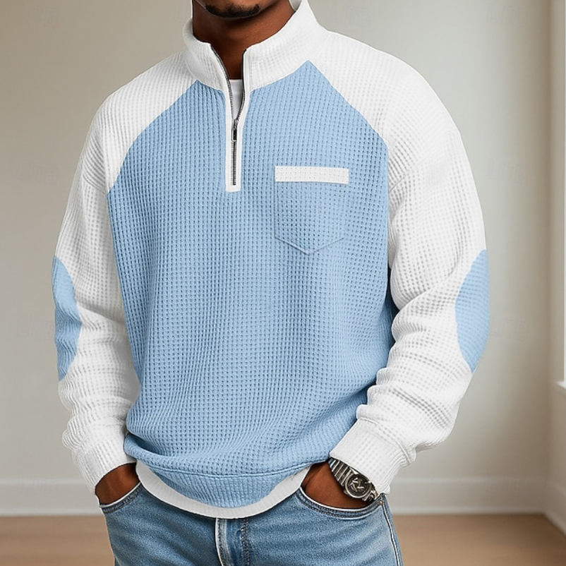 Lewiss - Maglione Con Collo Alto E Chiusura a Zip