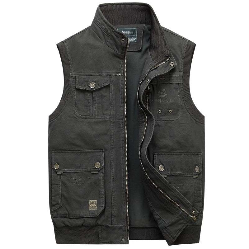 Sophian - Comodo Gilet Con Tante Tasche