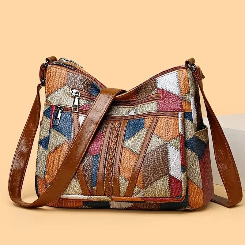 Solara - Borsa In Pelle Mosaico