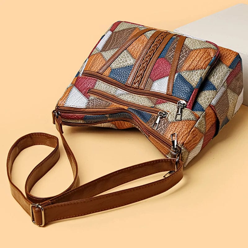 Solara - Borsa In Pelle Mosaico