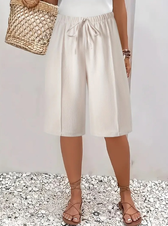 Piranda - Pantaloncini Eleganti Con Elastico in Vita