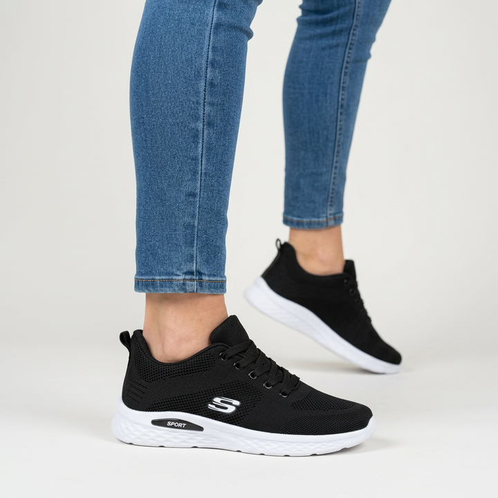 Alixia - Sneakers Comode Con Lacci