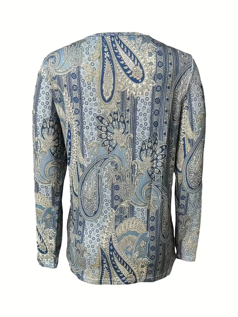 Vinja - Top Con Collo a Scialle E Stampa Paisley