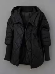 Stephenson - Giacca Con Cappuccio e Motivo Trapuntato a Rombi