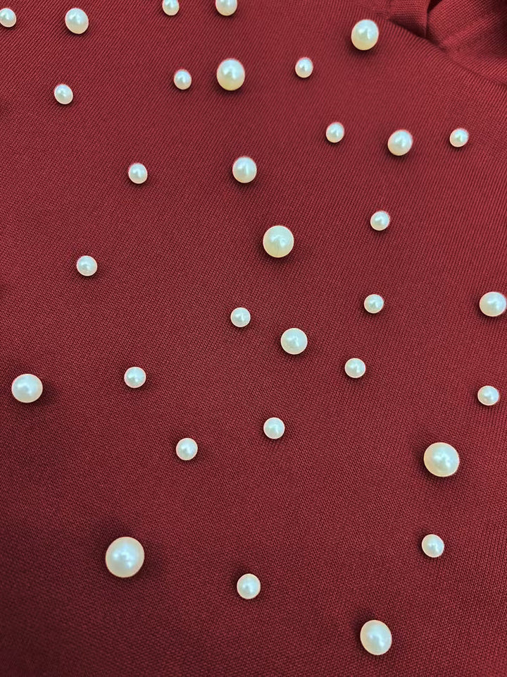 Feneila - Completo a Due Pezzi Con Cappuccio Impreziosito Da Perle