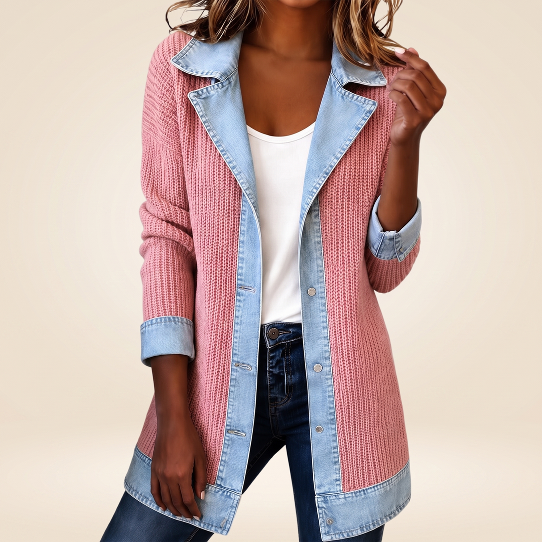 Dunja - Cappotto in Maglia a Coste