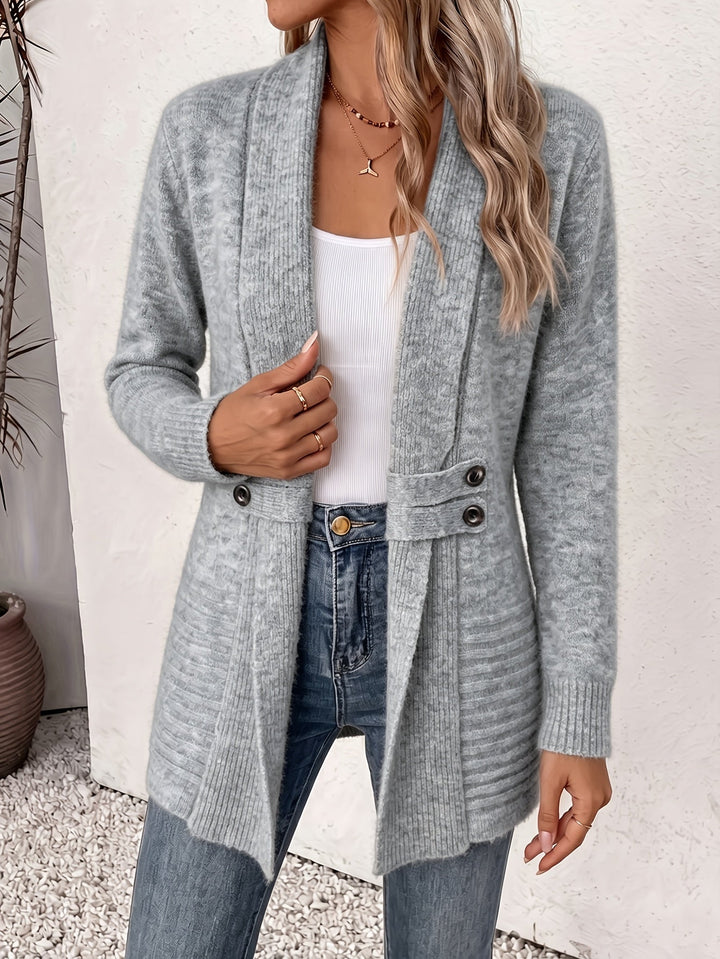 Linsey - Elegante Cardigan Con Apertura Frontale