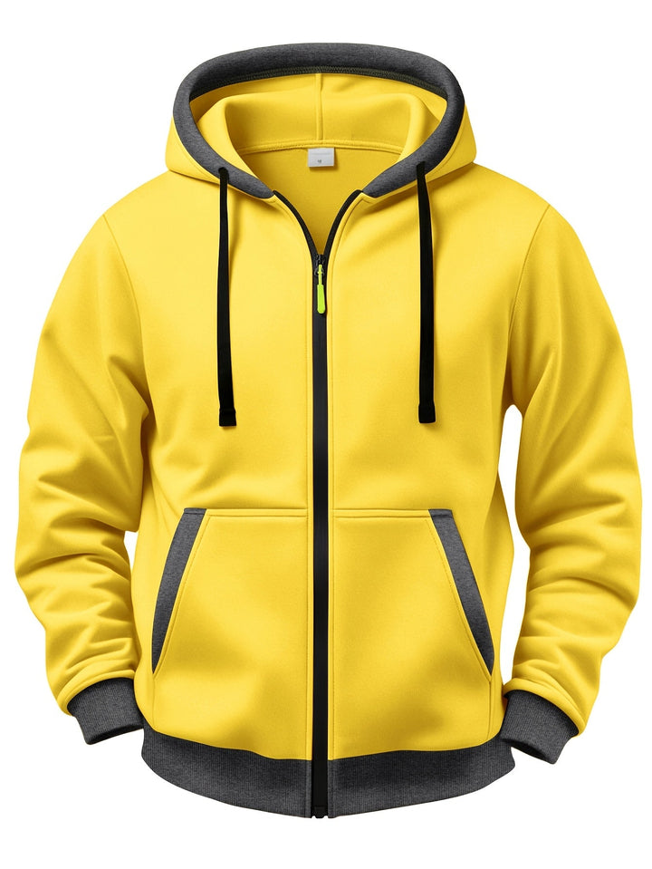 Mussoline - Maglia Invernale Casual a Maniche Lunghe Con Cappuccio E Cerniera