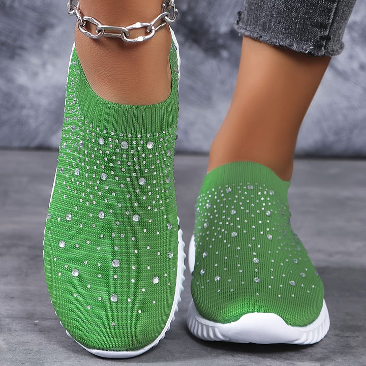 Elizaa - Comoda Sneaker Con Strass