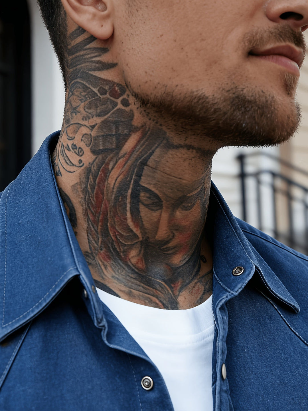Zeynal - Camicia Casual in Denim