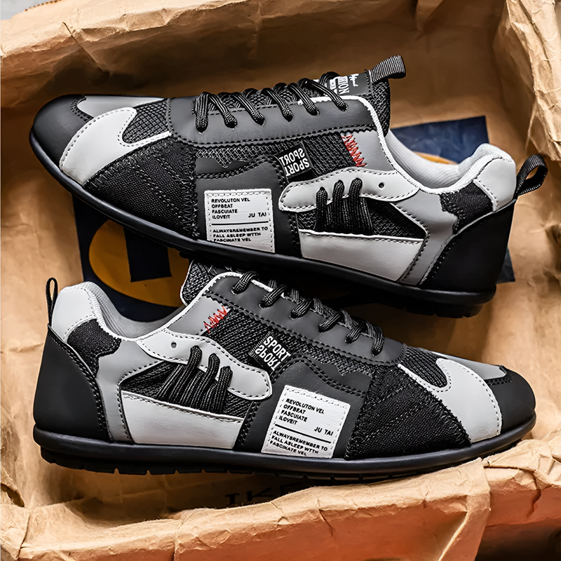 Yussuf - Sneakers Casual Con Pannelli Laterali Testurizzati