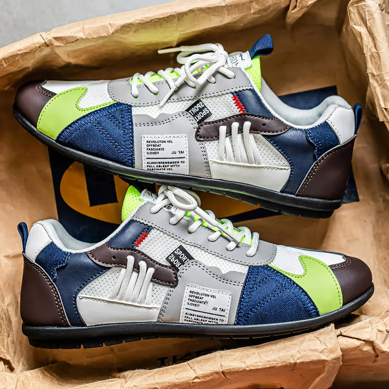 Yussuf - Sneakers Casual Con Pannelli Laterali Testurizzati