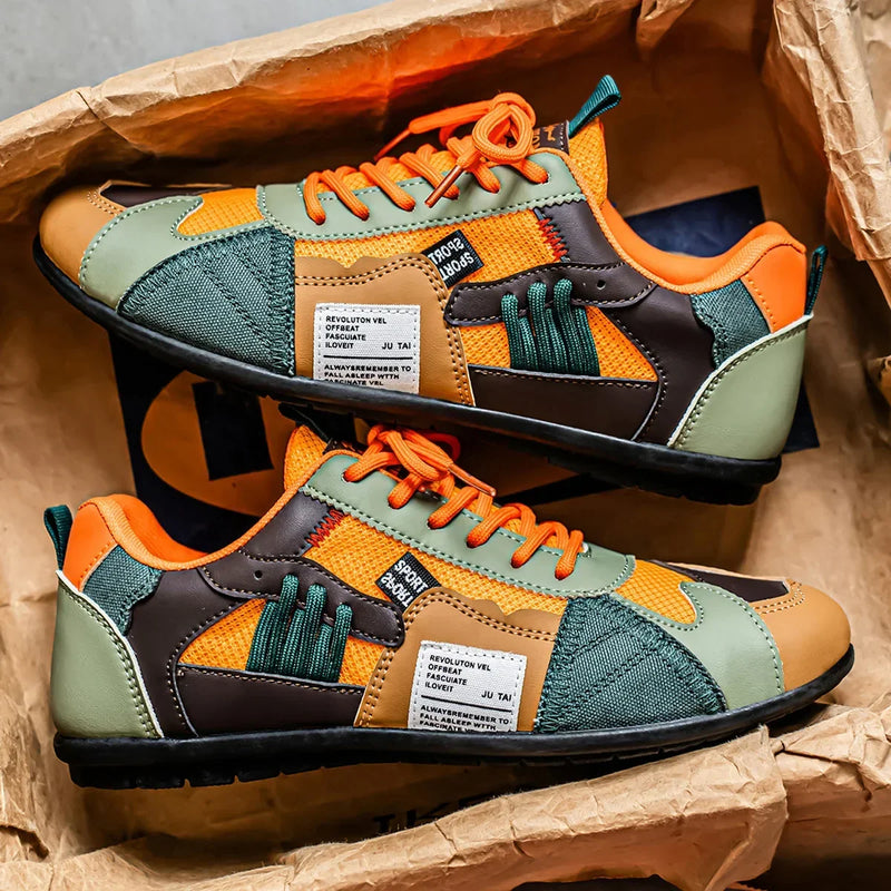 Yussuf - Sneakers Casual Con Pannelli Laterali Testurizzati