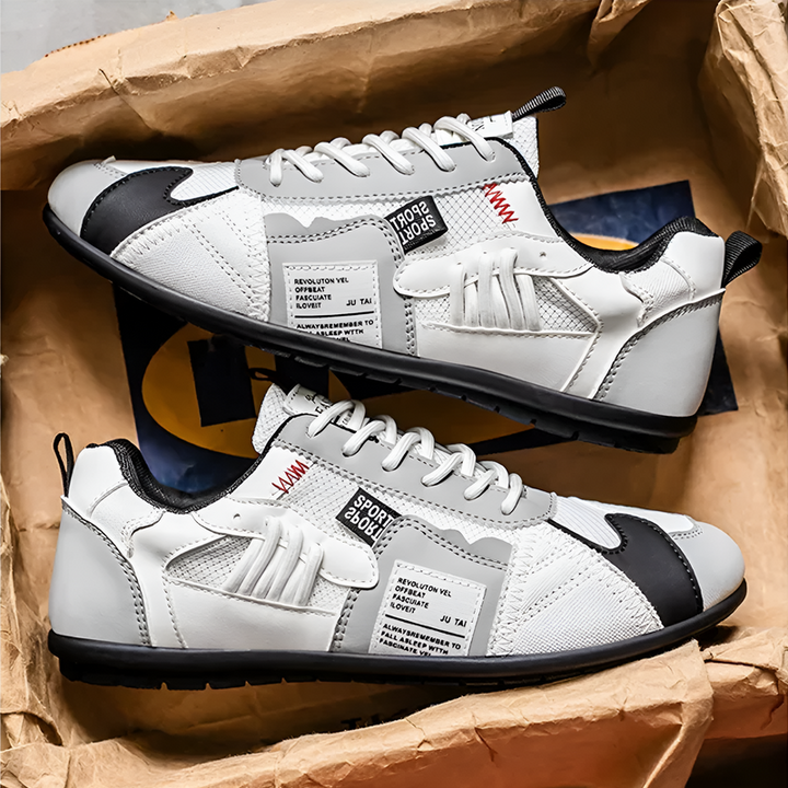 Yussuf - Sneakers Casual Con Pannelli Laterali Testurizzati