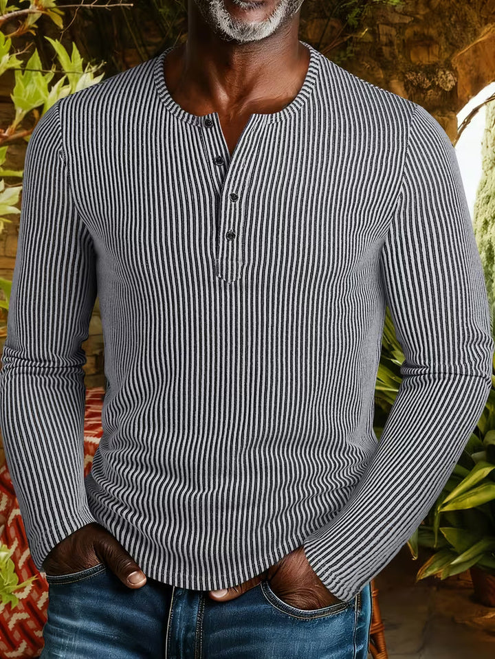 Afonso - Maglia Henley Invernale Resistente