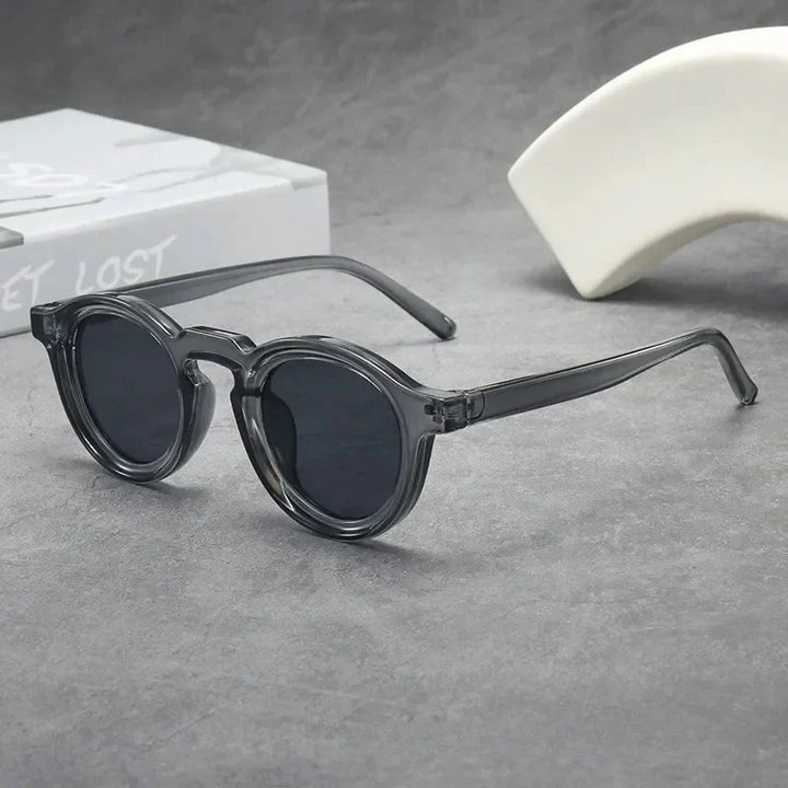 Spectralux - Occhiali Da Sole Eleganti Con Montatura Rotonda
