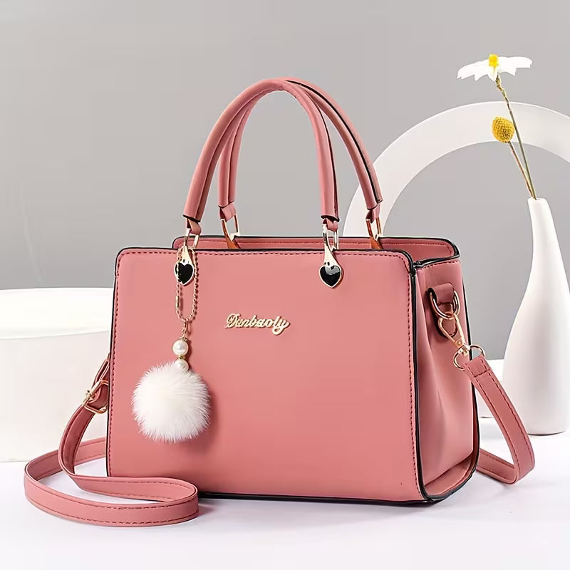 Sanika - Borsa Con Ciondolo a Pompon e Tracolla