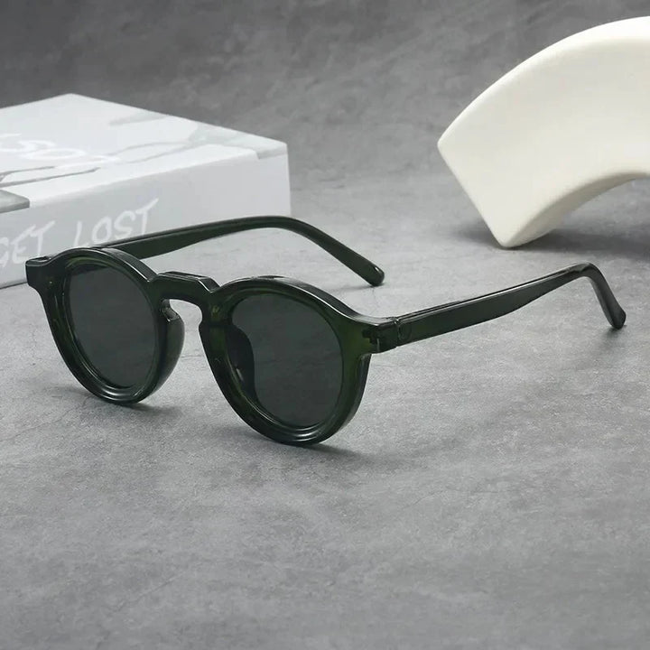 Spectralux - Occhiali Da Sole Eleganti Con Montatura Rotonda
