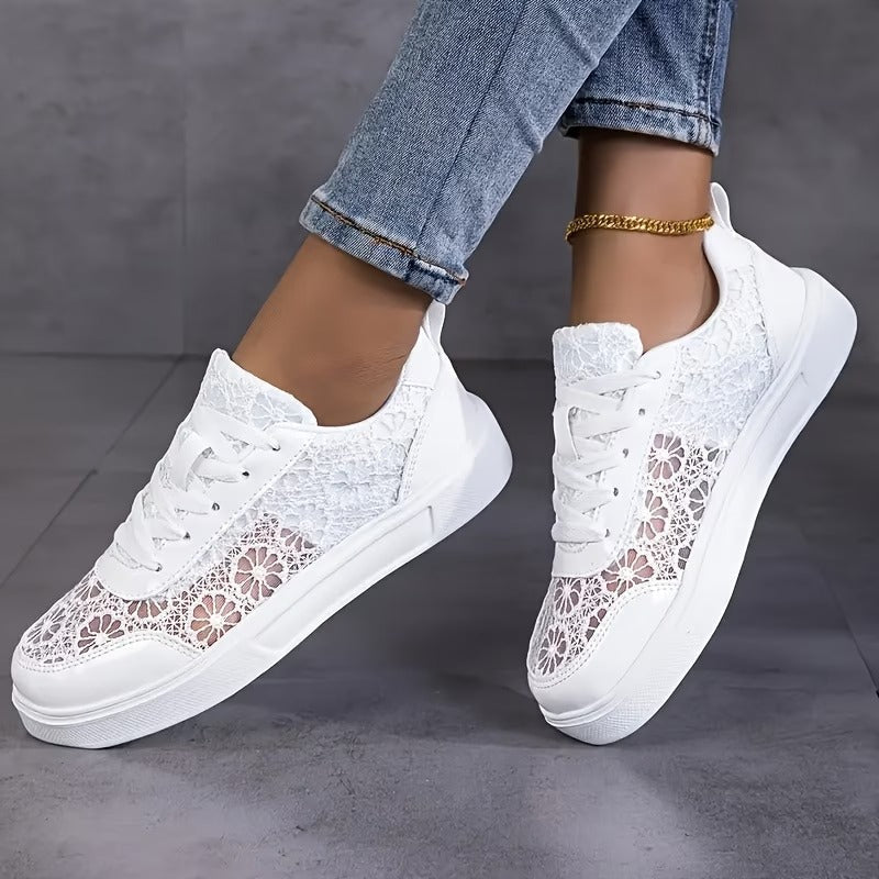 Alessa - Eleganti Sneakers in Pizzo