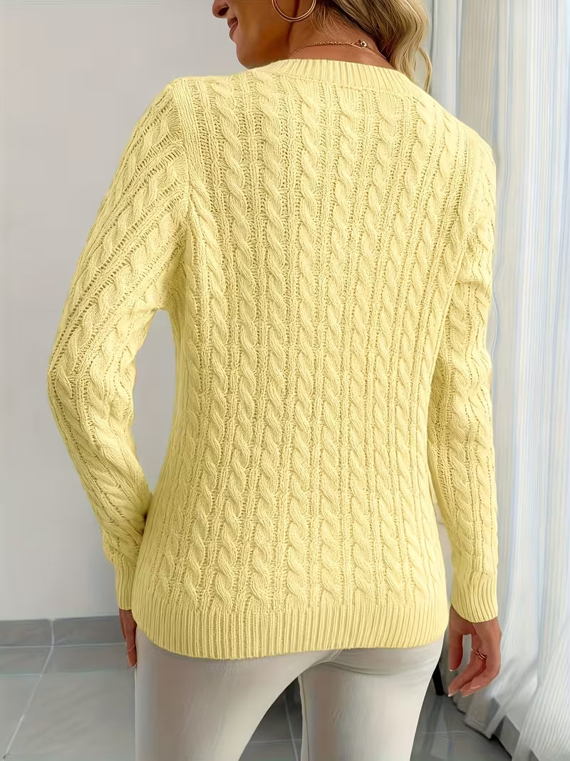 Lenea - Maglione a Maniche Lunghe Con Motivo a Trecce
