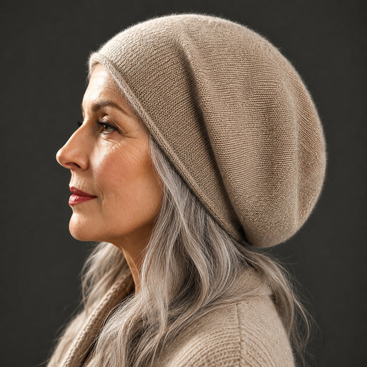 Leloni - Comodo Berretto in Cashmere