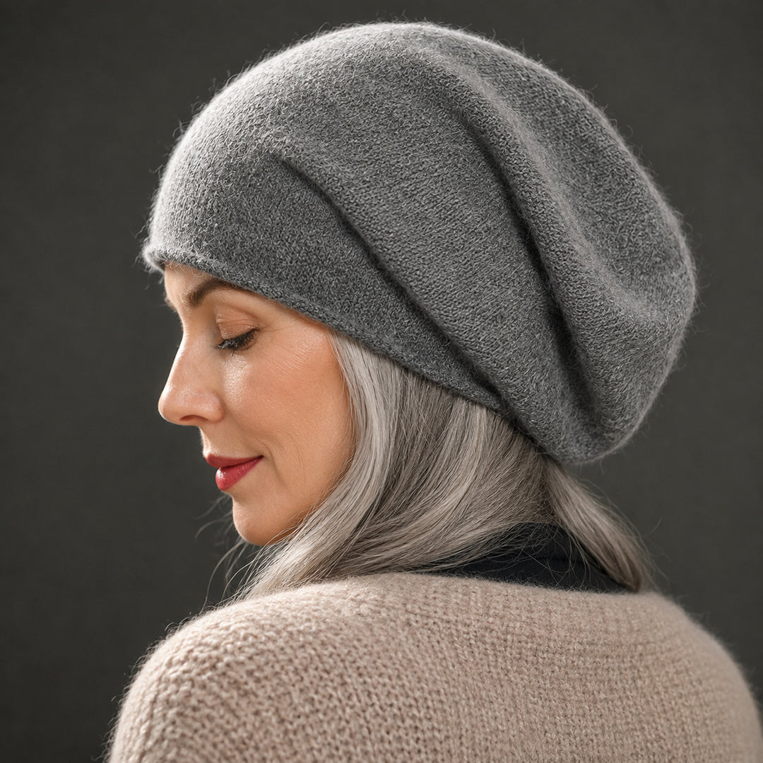 Leloni - Comodo Berretto in Cashmere