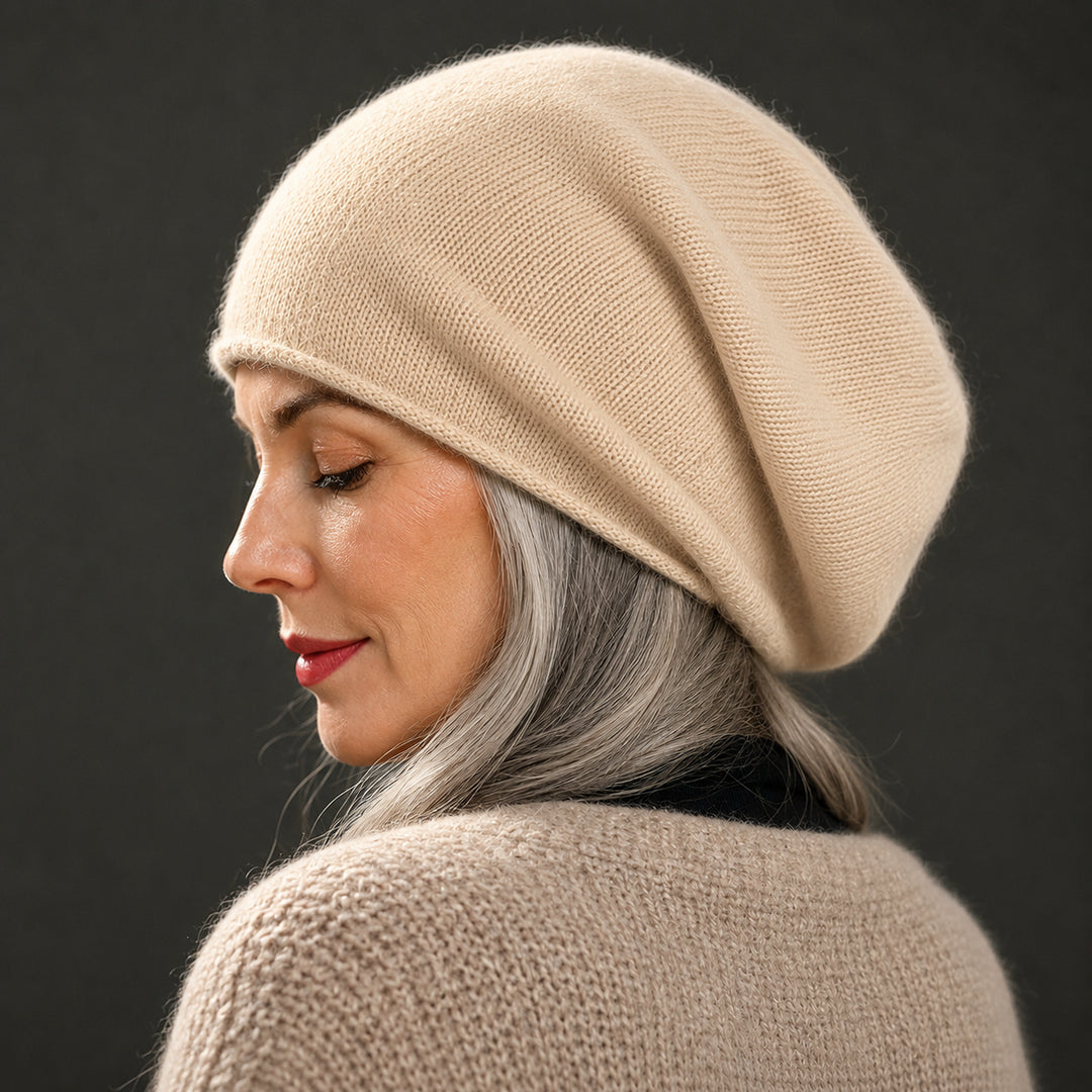 Leloni - Comodo Berretto in Cashmere