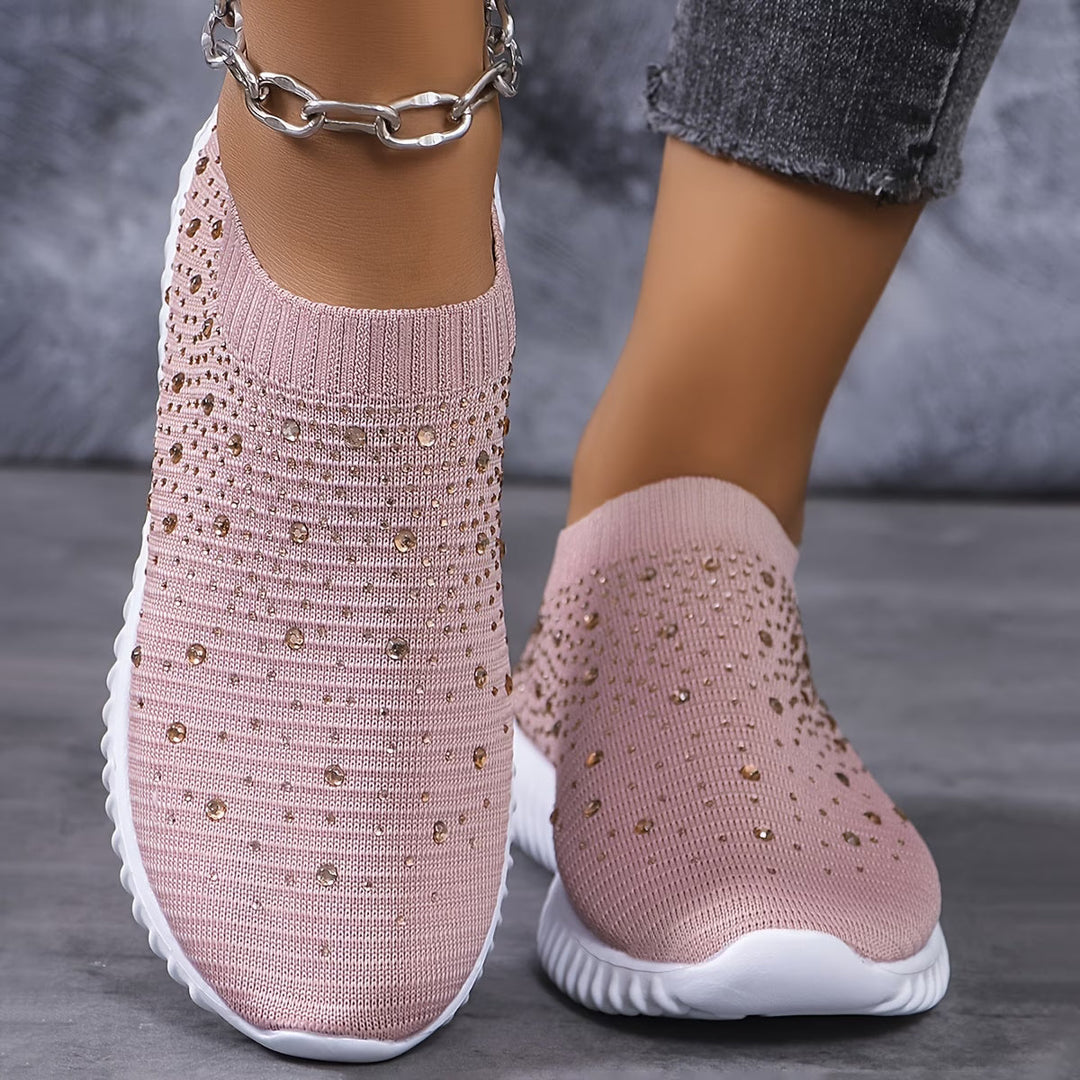 Elizaa - Comoda Sneaker Con Strass
