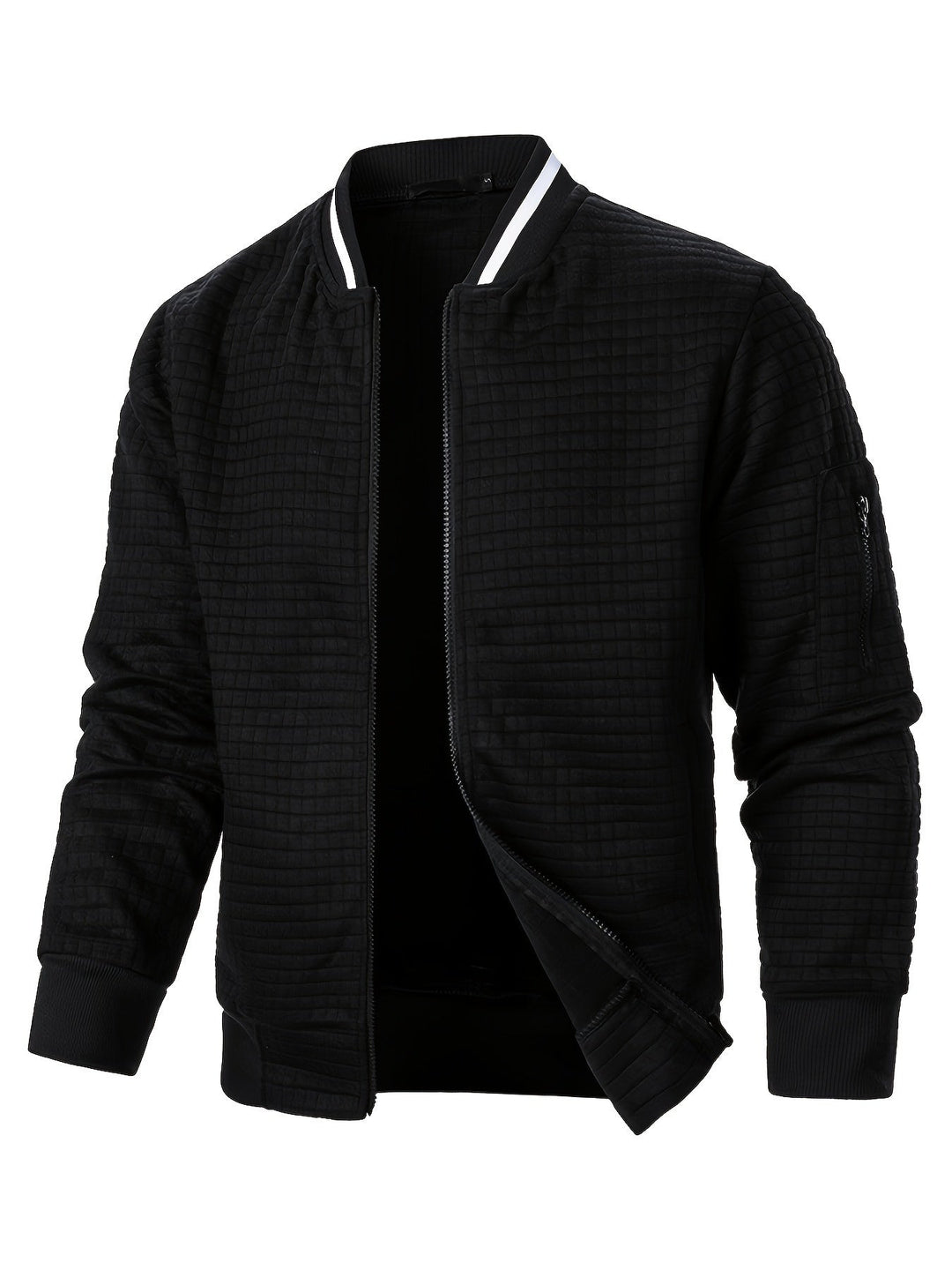 Benjie - Giacca Cardigan Con Collo Rialzato E Chiusura a ZIP