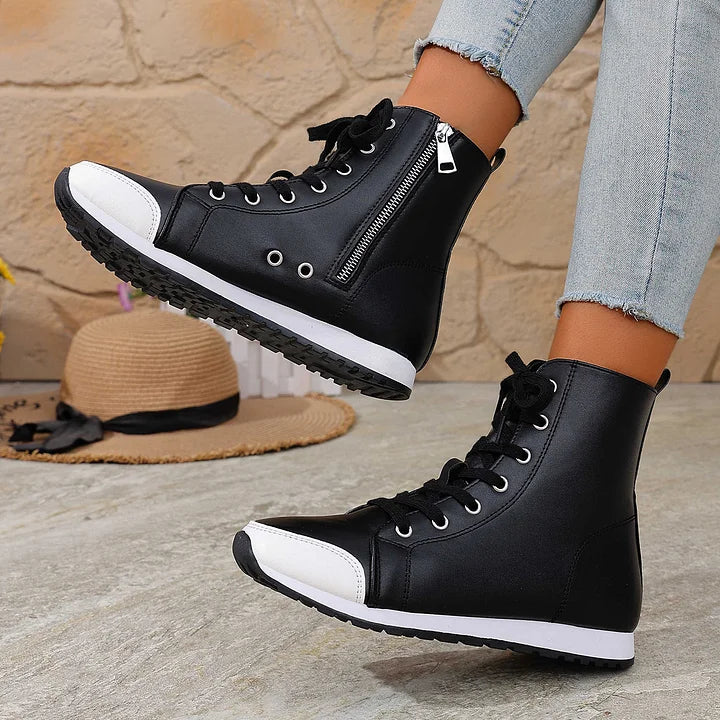 Theofani - Stivaletto Con Cerniera Traspirante