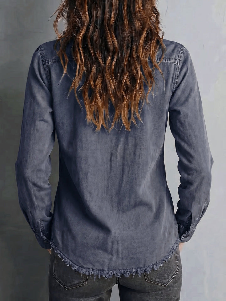 Blazka - Camicia Elegante Con Bottoni Sul Davanti E Taschino