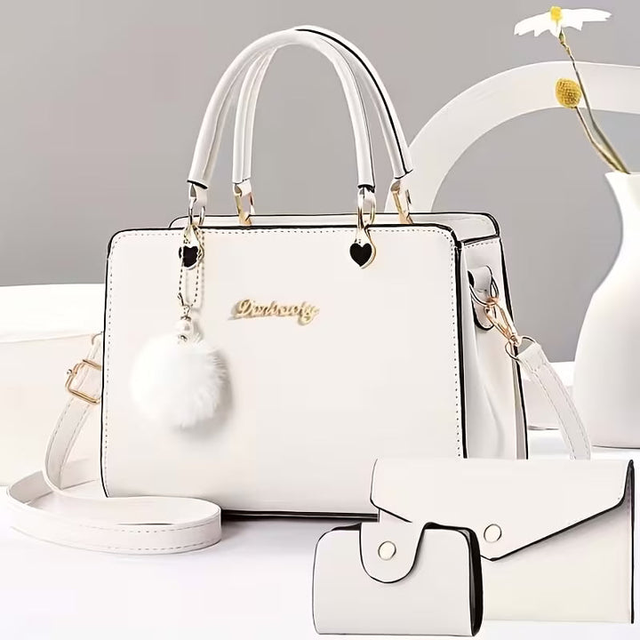 Sanika - Borsa Con Ciondolo a Pompon e Tracolla