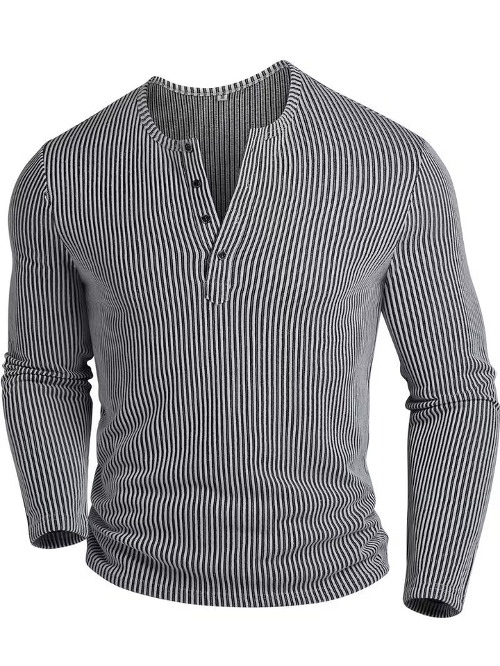 Afonso - Maglia Henley Invernale Resistente