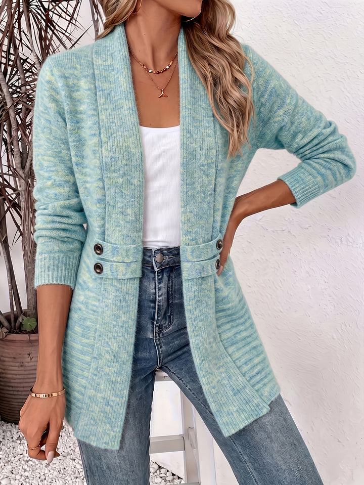 Linsey - Elegante Cardigan Con Apertura Frontale