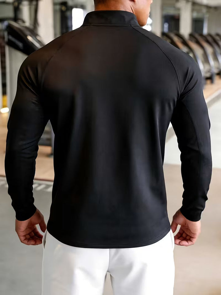 Zerdan - Felpa a Maniche Lunghe Con Mezza Zip