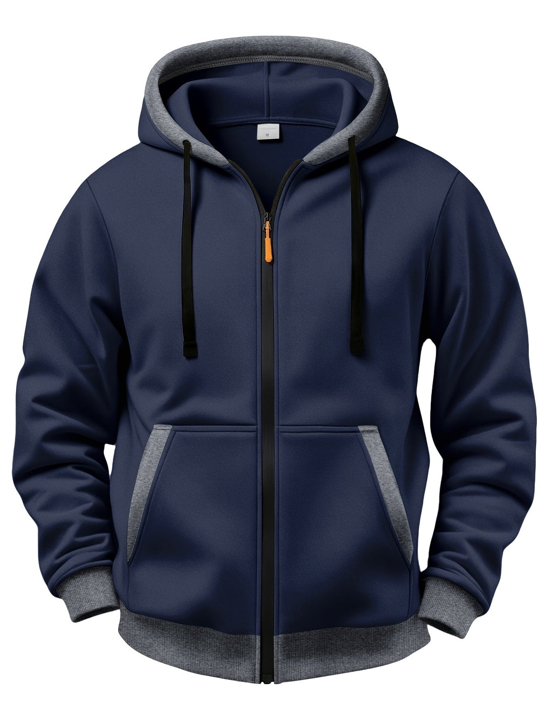 Mussoline - Maglia Invernale Casual a Maniche Lunghe Con Cappuccio E Cerniera